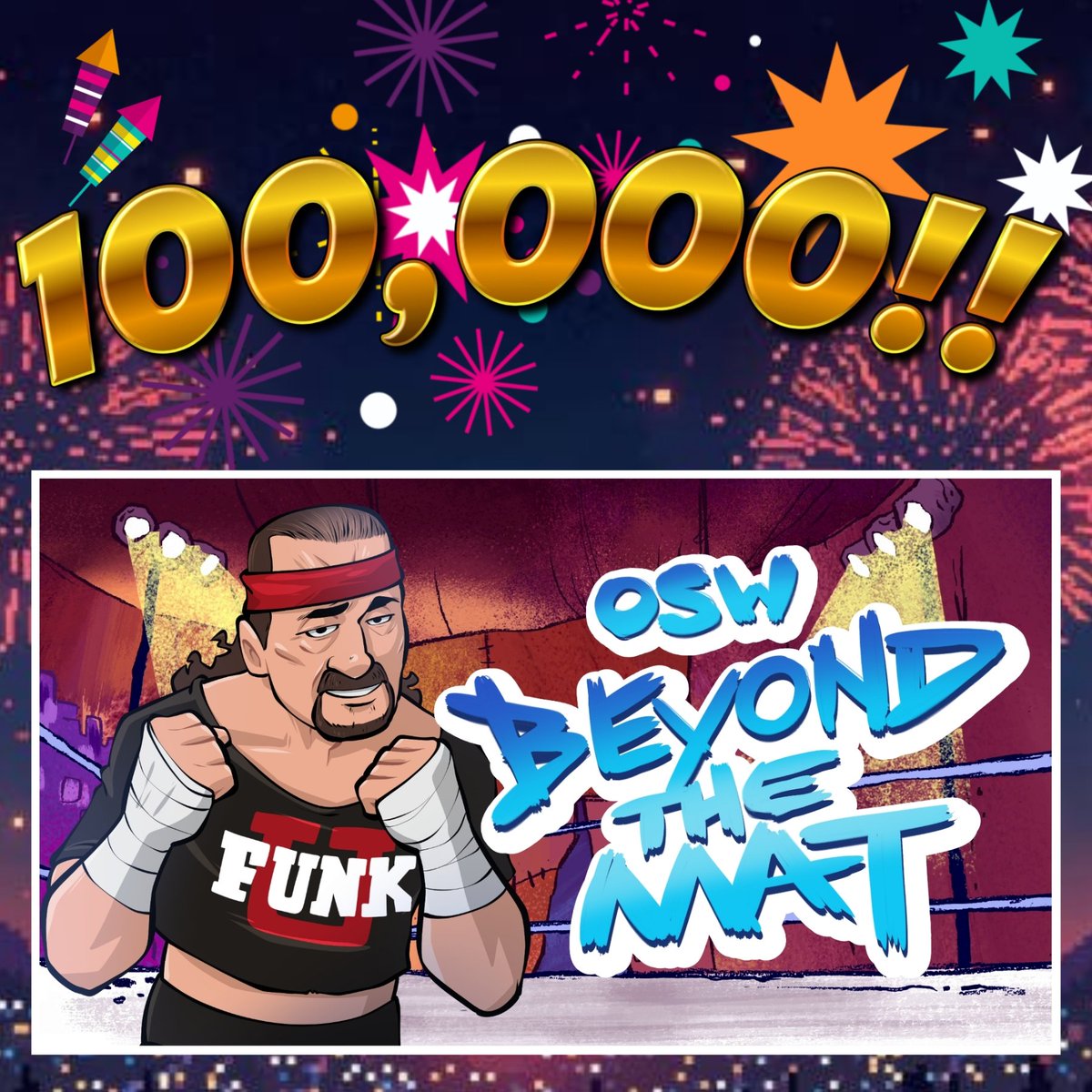OSWreview's tweet image. 🎉 Thank you for such a fast 100,000 views on Beyond the Mat! I know holidays are a terrible idea to release a new video, but it's cool a.f. you choose to spend part of ur holidays with us. I love hotdogging in the live chat with ye 💚

OSW Beyond The Mat: youtu.be/xc9qtBFqQG4