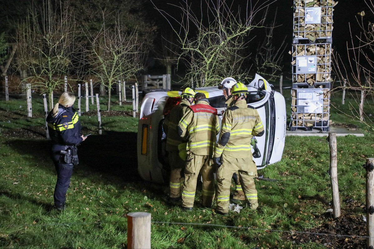 Bestuurder blaast GF na ongeluk in Lunteren