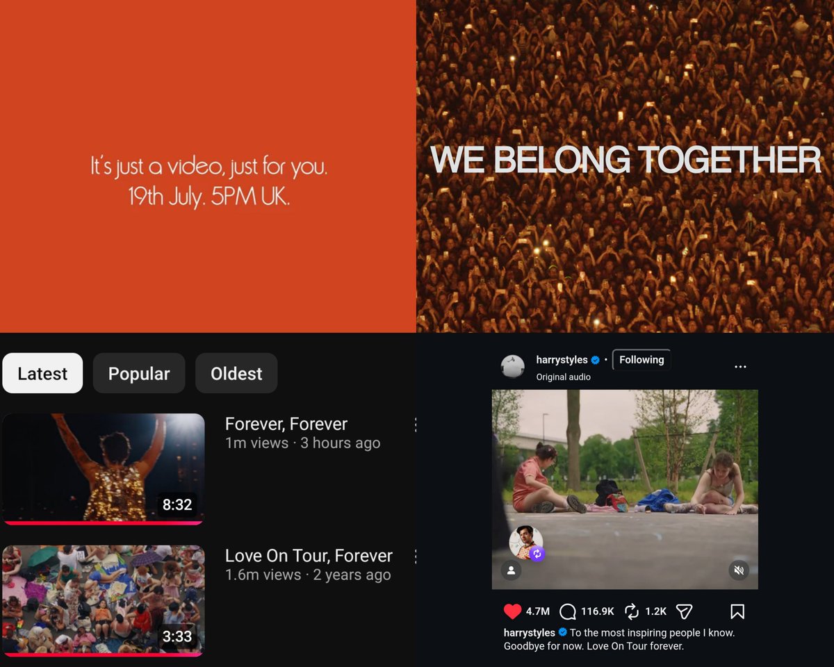 goldenrryhrry's tweet image. the bond between harry and harries is everything 🥹