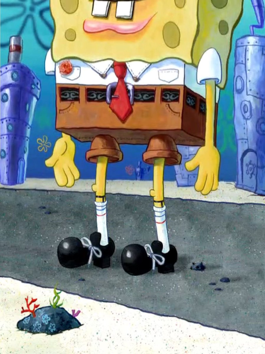iluvspongeb's tweet image. The sock garters help 😭❤️