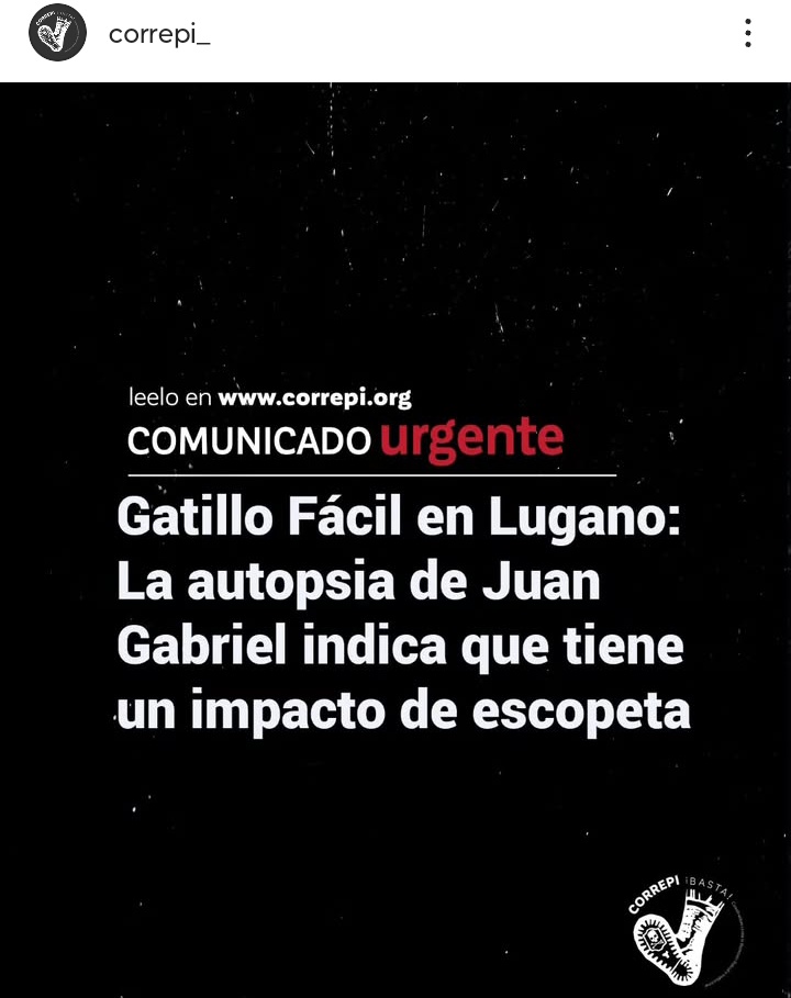 Se acabó la estupidez frenética de la policía que, con el aval y el silencio de Jorge Macri y de Horacio Giménez, Ministro de Seguridad, estuvieron dos días tratando de armar una coartada sobre una inexistente cuchillada. Cárcel inmediata a los policías que torturaron al amigo de