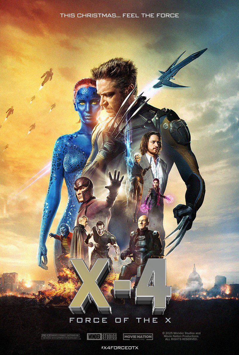 In theaters everywhere NOW. 

A Wonder Studios film.
"X-4: Force of the X" features Paul Gallagher, Shane Ramsey, Becca Hayworth, Cori Watts, and many more. #X4ForceOTX

🎟️ mnp.lnk.to/X4ForceOTX