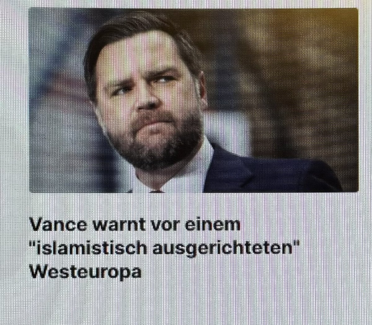 So sieht es für die Zukunft aus. Er ist für diesen Zustand zuständig <a href="/bundeskanzler/">Bundeskanzler Friedrich Merz</a> momentan ändert sich das leider nicht oder doch <a href="/Alice_Weidel/">Alice Weidel</a> <a href="/realDonaldTrump/">Donald J. Trump</a> . Vance hat da recht wir steuern seit langem in diese Richtung <a href="/VP/">Vice President JD Vance</a> können Sie mal mit Merz reden?