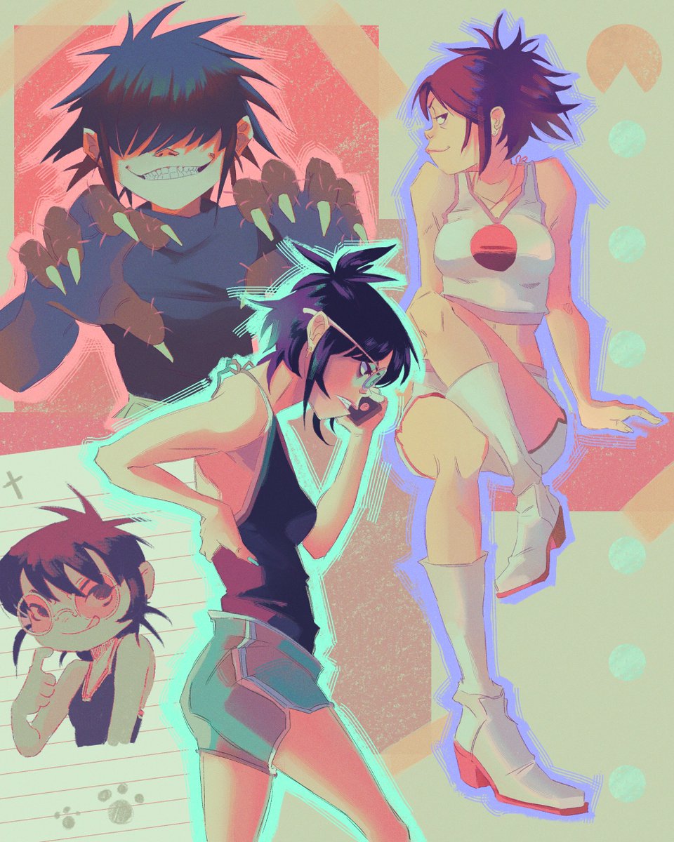 Layn_space's tweet image. Song machine noodz ! #gorillaz #gtwt