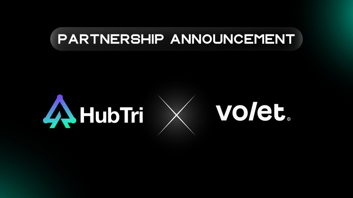 hubtri_com's tweet photo. HubTri is launching in the next few days.
​
To kick things off, we’re announcing our first major partnership:
HubTri × @VoletCom .
​
Volet supports e-wallet + instant transfers and crypto features , more rollout details coming soon. https://t.co/V2kGSNaLgb