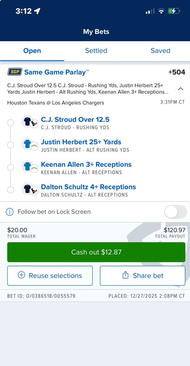 ActorRickM's tweet image. My player prop for game 1. Everytime I take the over on Receptions it seems (ex over 4.5 they get 4) so I backed it up one. ⁦@ActionNetworkHQ⁩ ⁦@NateAlgoPicks⁩