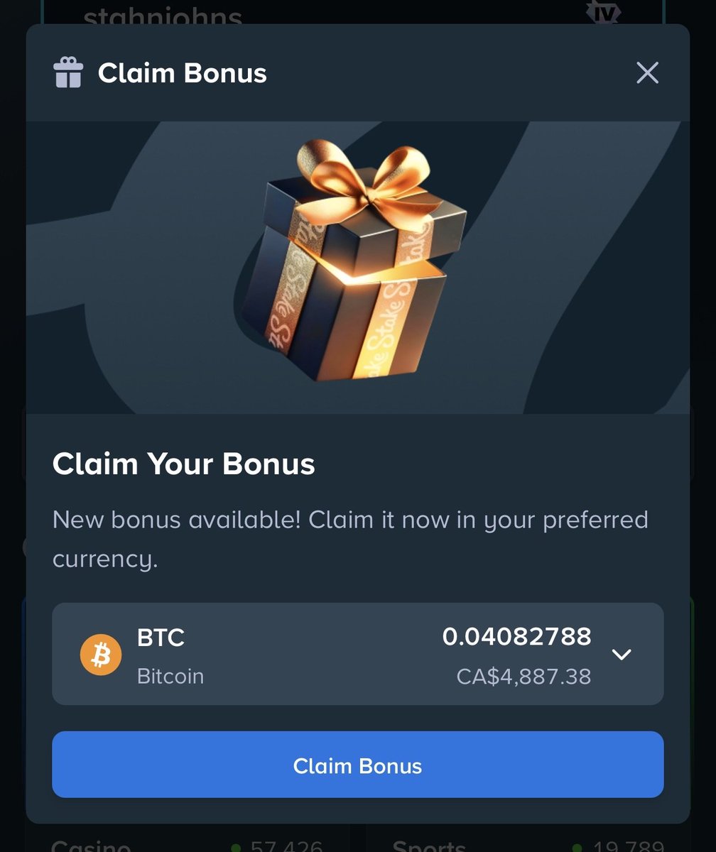 StahnGG's tweet image. Here is my @Stake weekly bonus from today!

Like/rt/follow/reply username/tag friend and I'll be tipping ppl out 🫡

If you're on code STAHNGG - you get more. It's that simple 👇