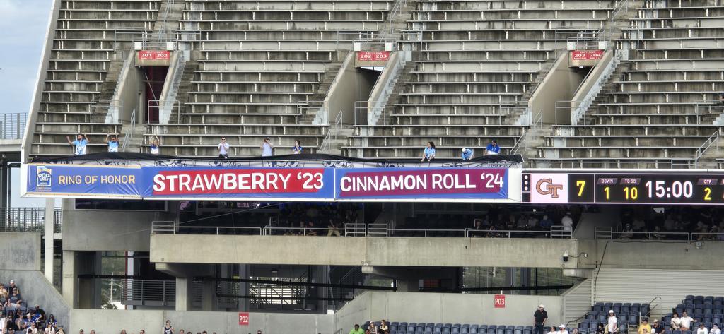 They just unveiled a Ring of Honor!