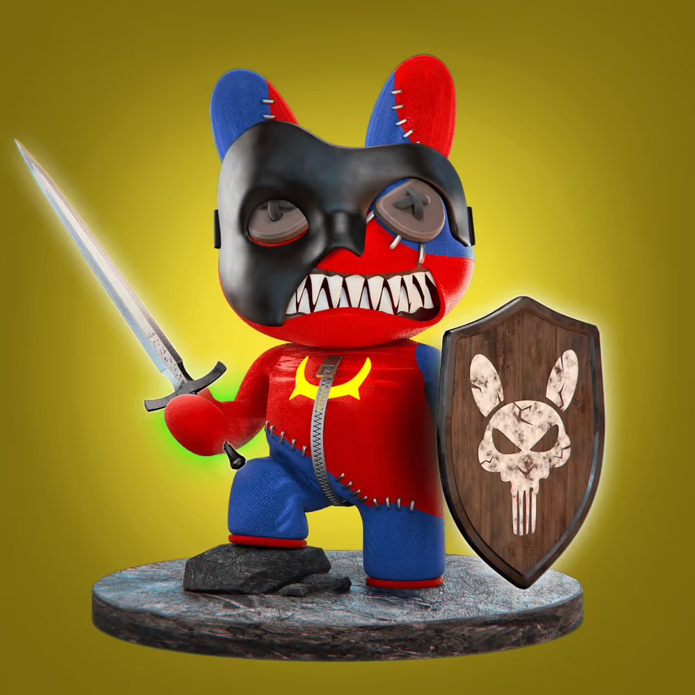 Just won this dope <a href="/RugdollzNFT/">RugDollz</a> from a $Bones raffle in the <a href="/cryptsocialclub/">💀 Crypt Social Club 💀</a> project. 

2 solid projects doing great things in web3