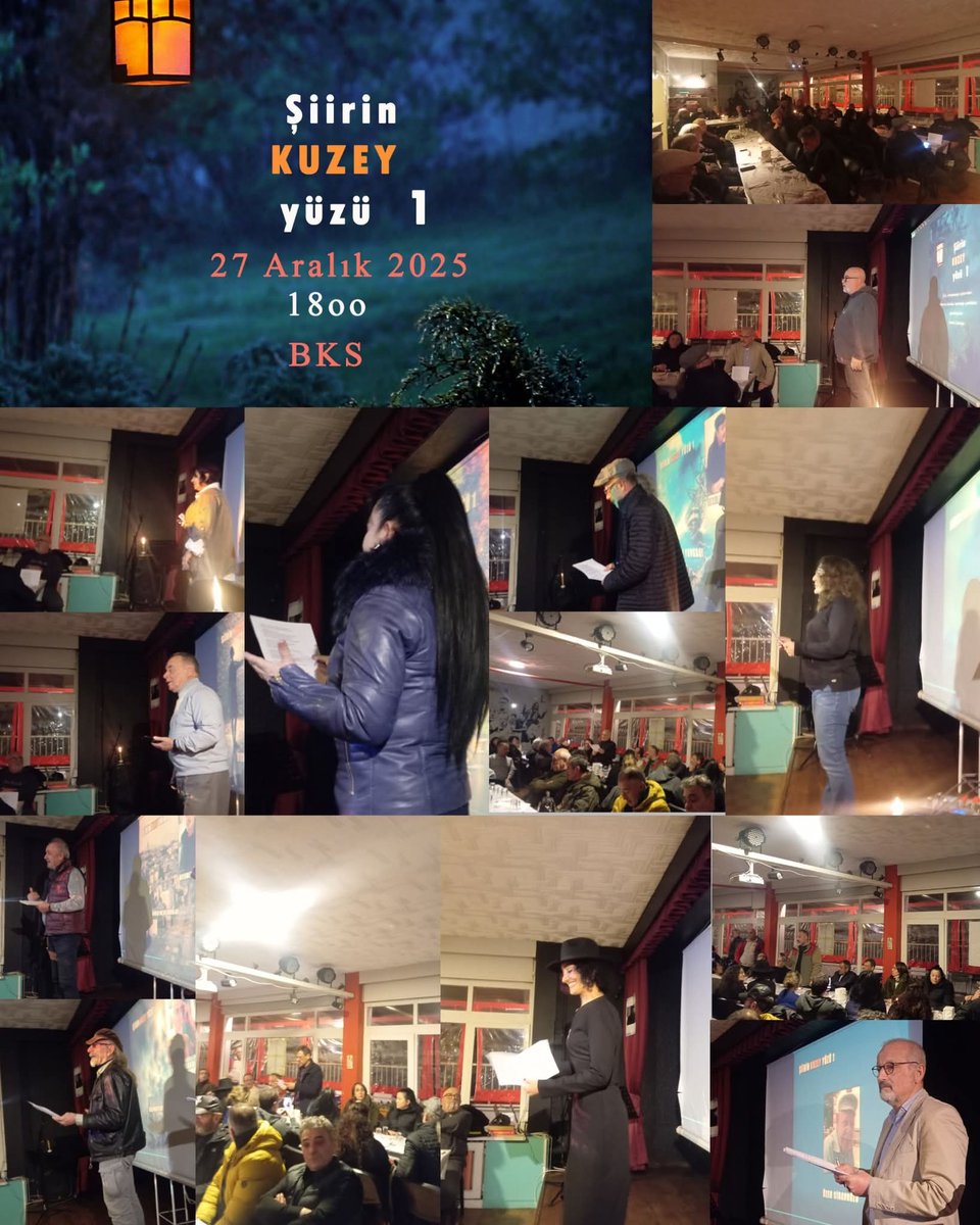 Bu akşam şiir konuştu, biz dinledik.
Dizeleriyle kalbimize dokunan tüm şairlere ve emeği geçen tüm yol arkadaşlarımıza teşekkür ederiz.
İyi ki aynı dizelerde buluştuk.