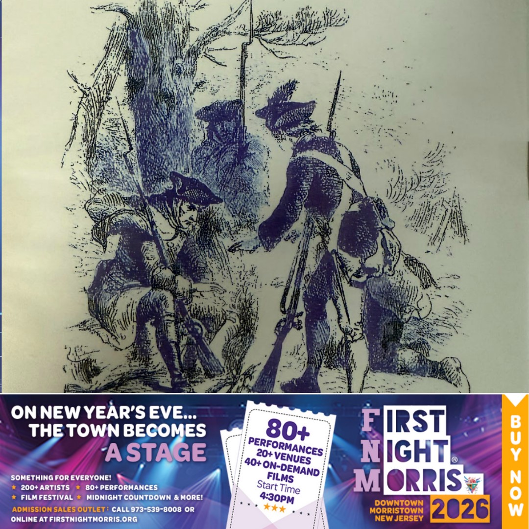 FirstNightMCo's tweet image. Set in Morristown, 1779! 📜 This award-winning documentary explores the brutal impact of the Revolutionary War on our local community. ❄️ 

📍 Venue 16: County Admin Public Meeting Room 🕓 Dec 31 | 4:30 PM 🎟️ zurl.co/UkFGZ 

#FirstNightMorris #NYE #MorrisCounty250