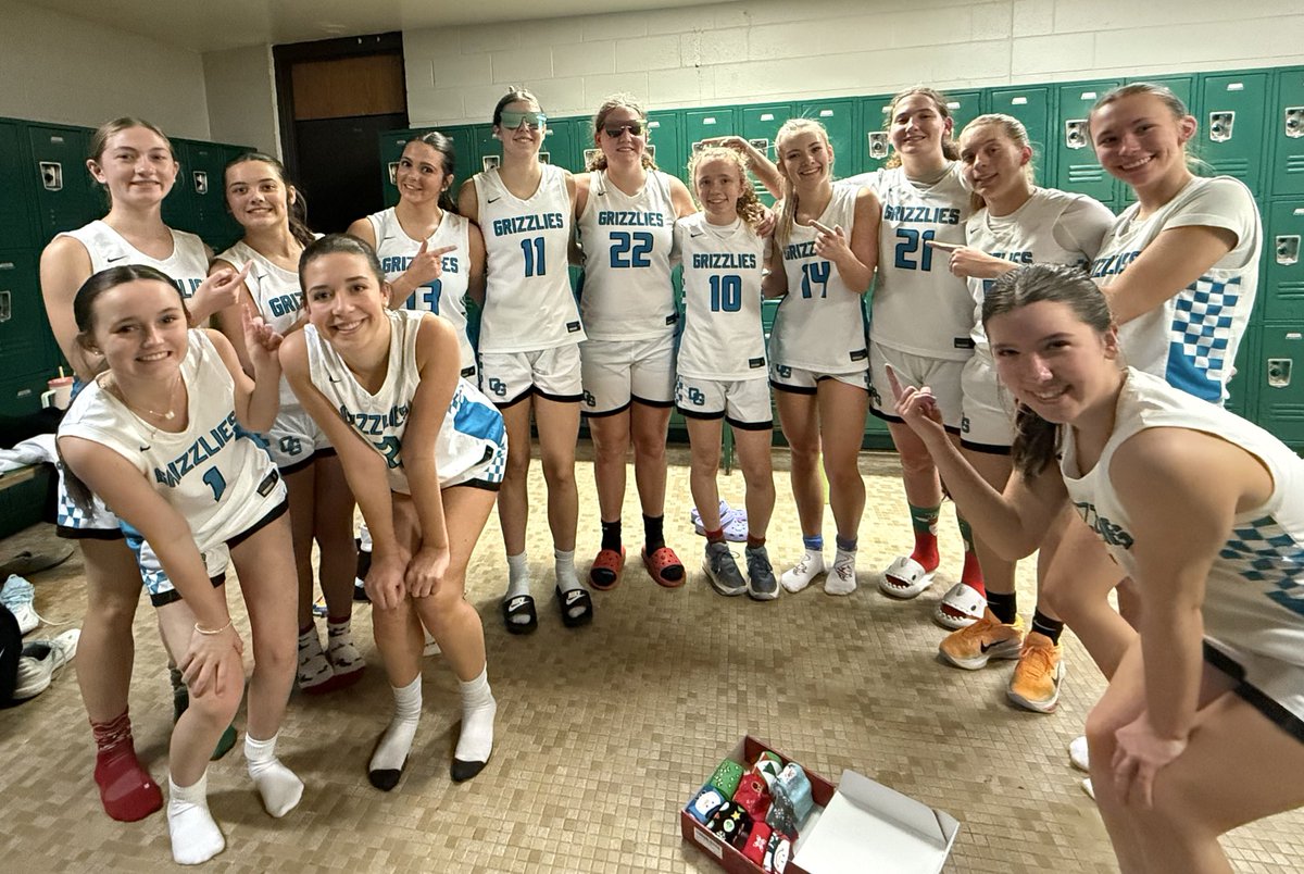 OGHSWomensBball's tweet photo. Love to watch this group of girls play hard and enjoy each other. Big win in the first round of the Sheetz Holiday Classic. Prime Time Players of the Game were @corahadley26 and @KalinFavreau. https://t.co/838IwBz7v3