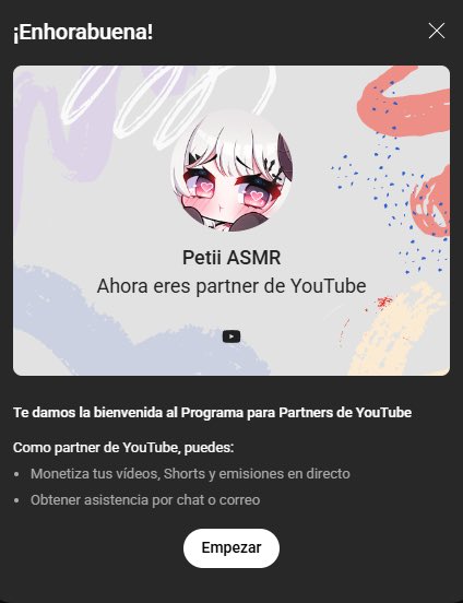 Conseguimos el PARTNER en ambos canales de YOUTUBE en unos meses! No puedo creerlo!! 💕