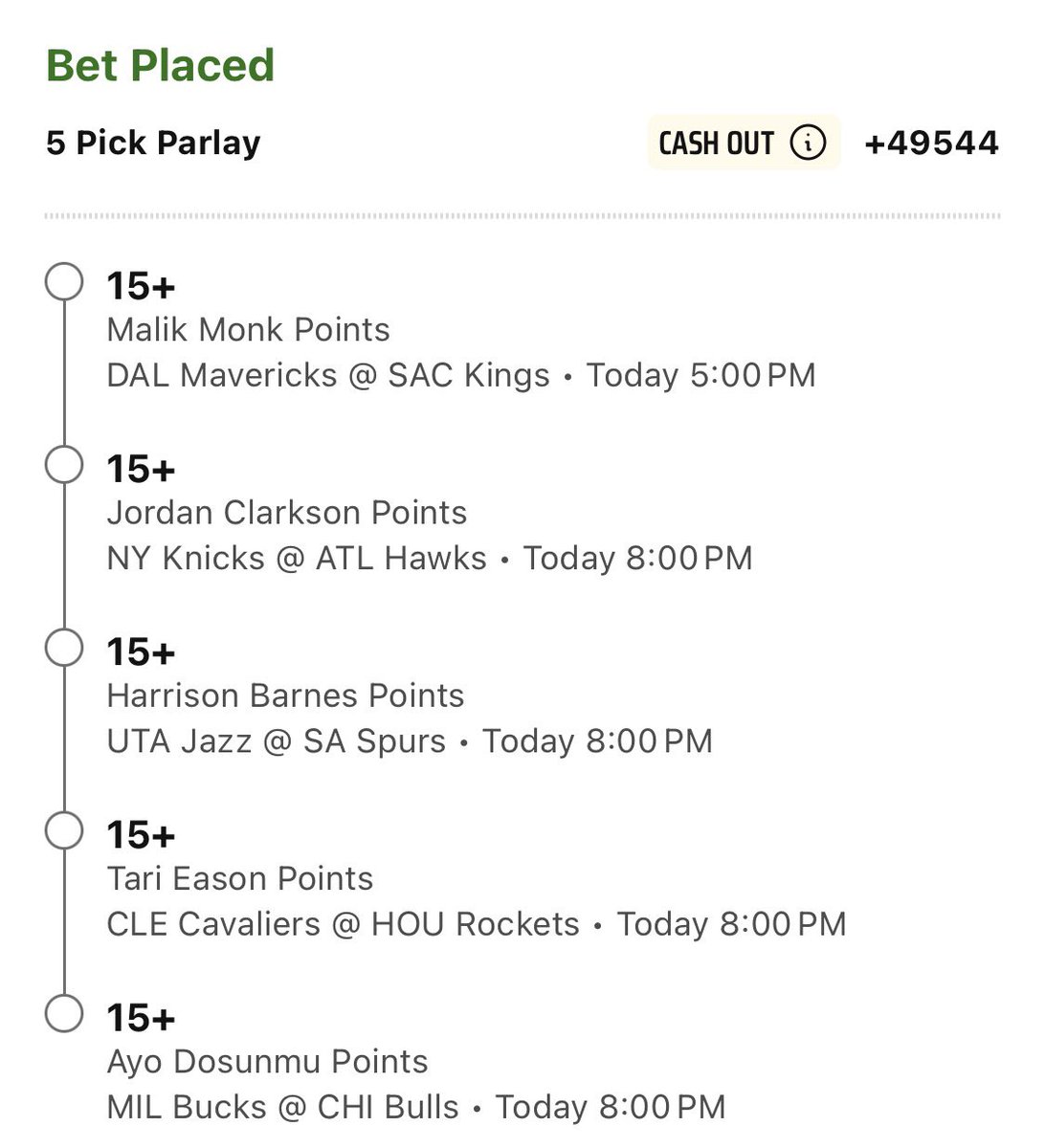 PopsD1996's tweet image. My 15pt NBA Lotto