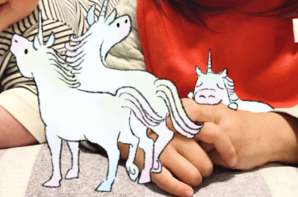 原画】『苔むしたユニコーン』馬 午年 縁起物 毎年人気の破魔矢