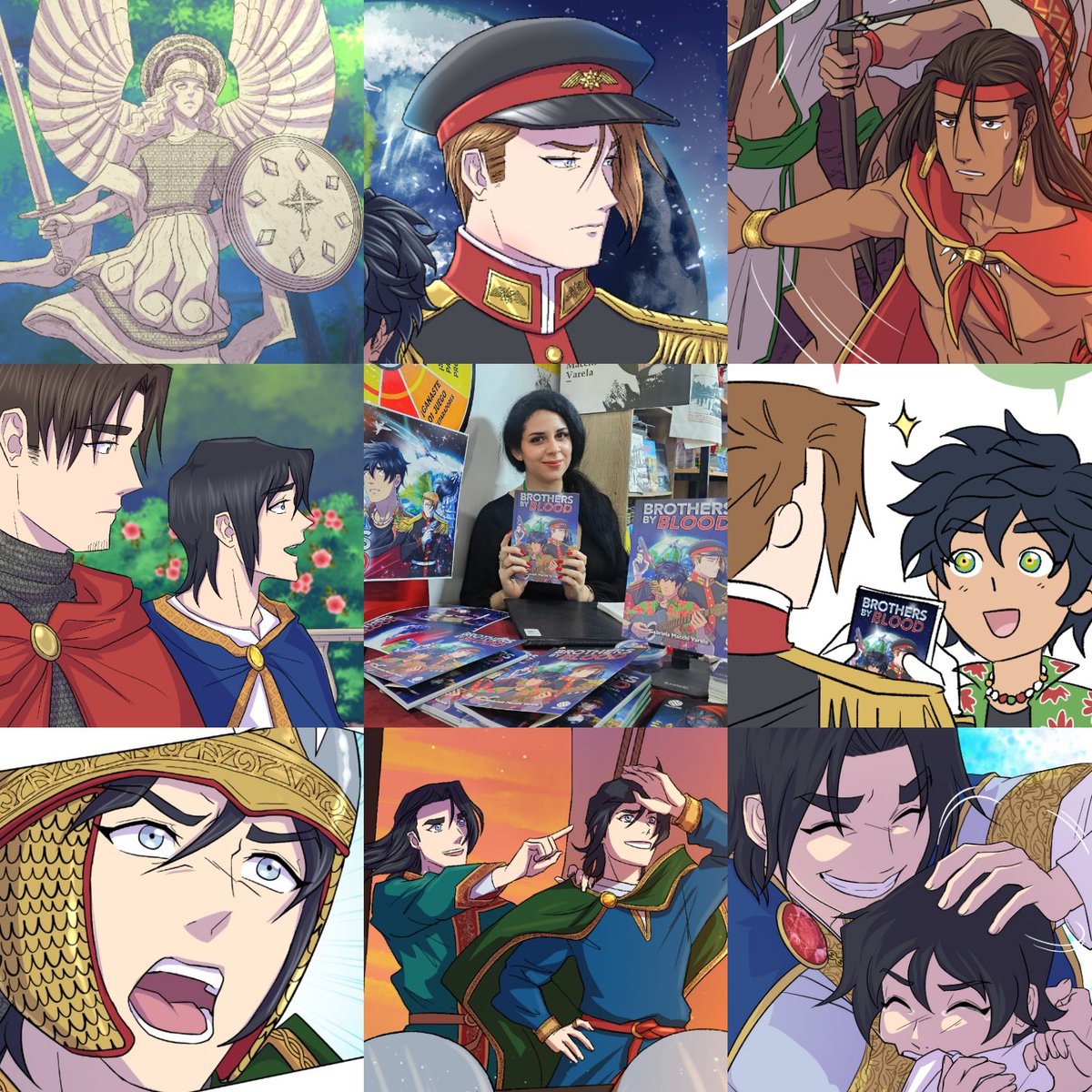 Este año retomé Royal Rebels y saqué el primer volumen de Brothers by Blood 💖 gracias por todo el apoyo!!! 🫂💖 #artvsartist #artvsartist2025