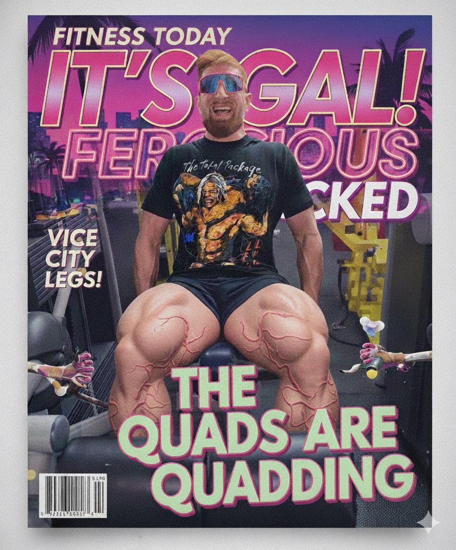 justgal_'s tweet image. If the 80s had the Stud-O-Meter, this would be the Gold Standard. Stay lean, stay tight, stay MINT. 🦵🏼😎
#ItsGal #WWE #80sAesthetic