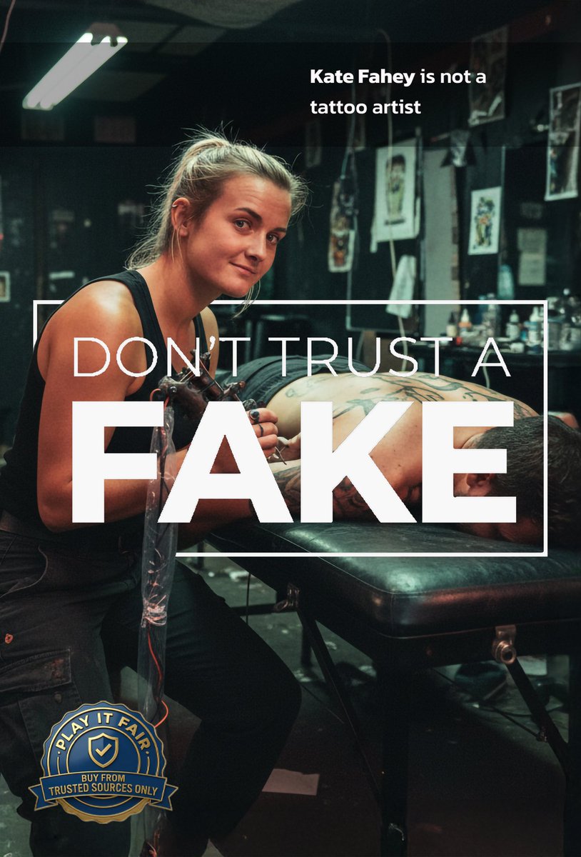 UPAApb's tweet image. You wouldn’t trust @katefahey6 to use your back as a canvas and nor should you. Same goes for counterfeit paddles. You cannot trust them. 
Buy legitimate paddles from authentic sources. 
Play it fair.