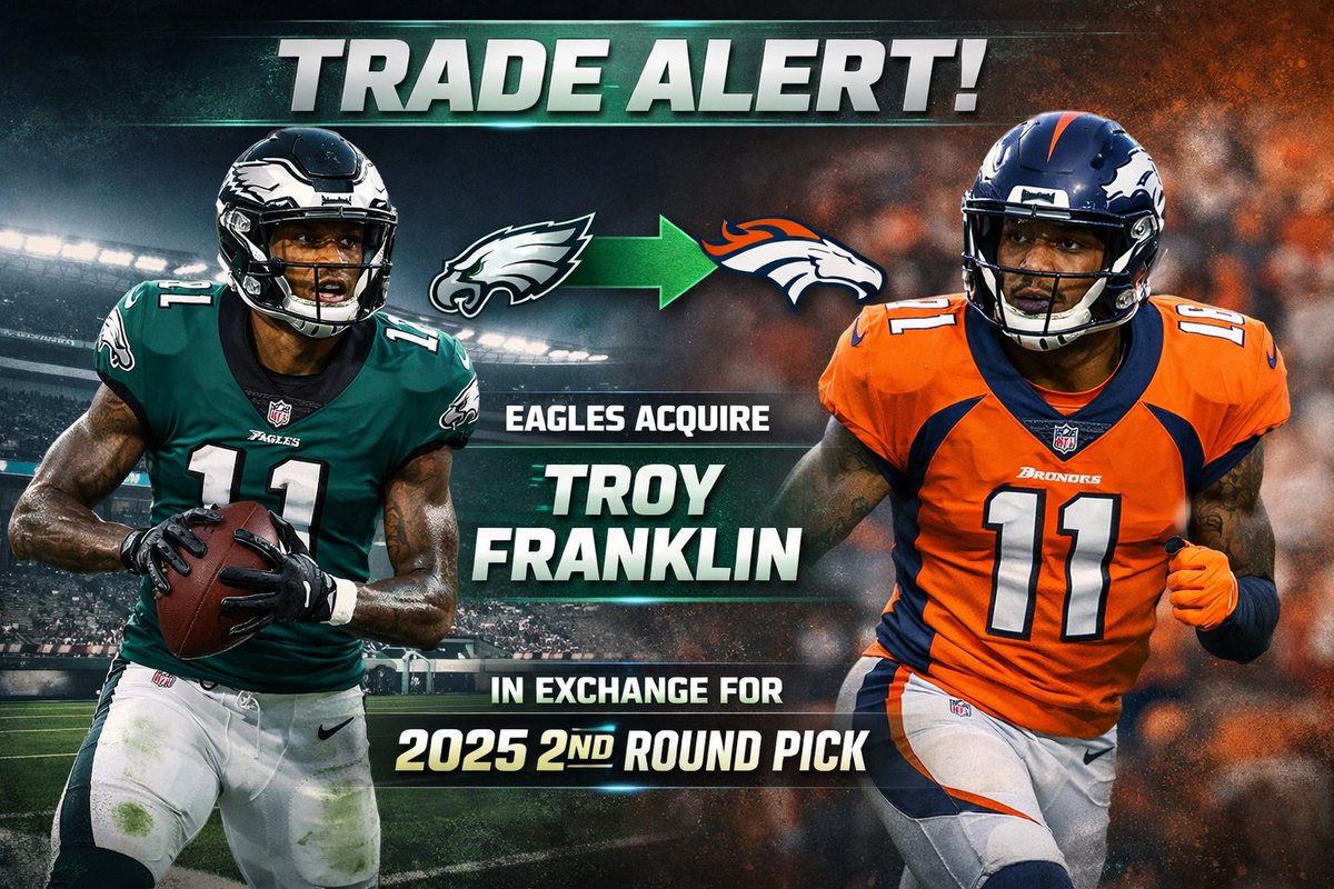 DandreDocsBOTDS's tweet image. Eagles: A
Broncos: C
Winner: Eagles.
League’s gonna be mad at this one! I’m telling you now… this one’s gonna look different once the Eagles Start getting comfortable. For the Broncos The pick’s fine, but picks don’t stress defenses. Feels more like an offensive move.