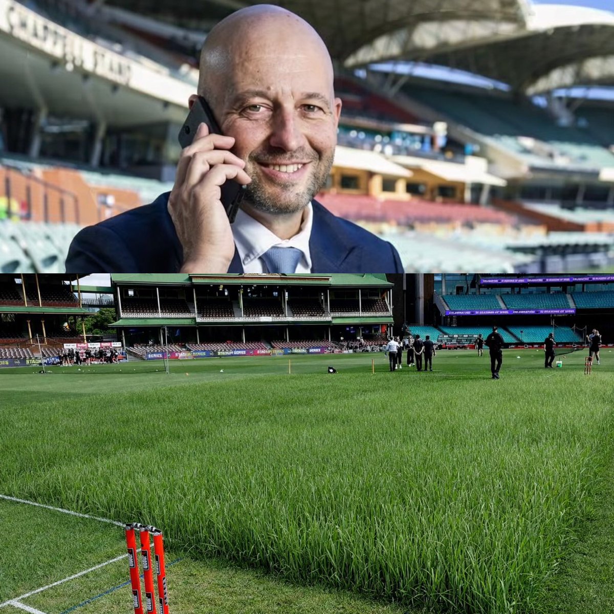 On day 3 Todd Greenberg called the SCG and sent them down to Bunnings for some fertiliser. #Ashes #AUSvENG