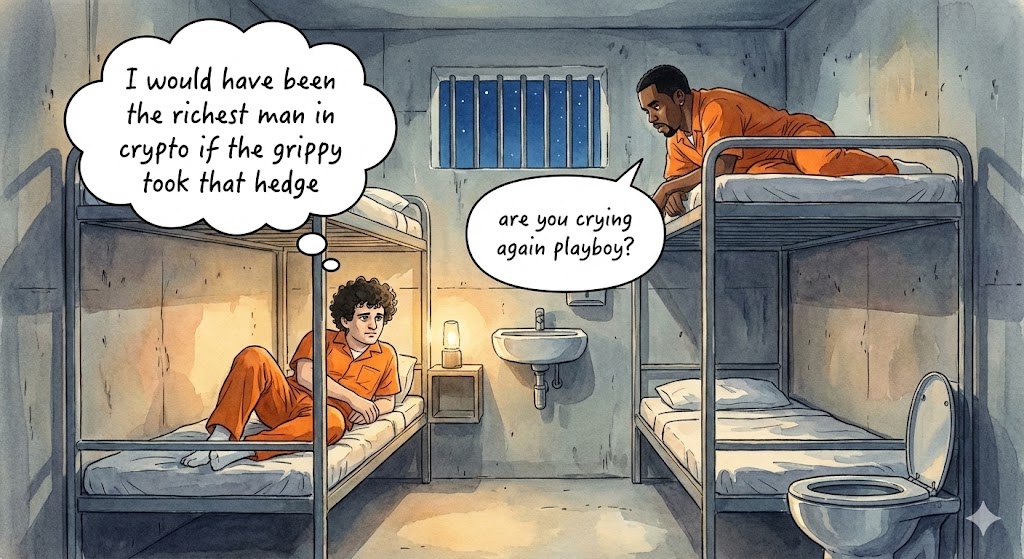 I wonder how many times a day he is thinking about his Anthropic and SOL investments