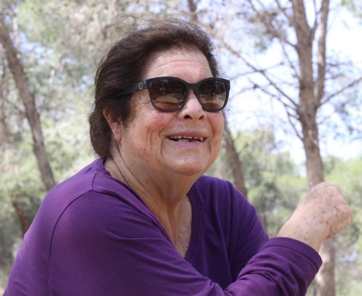 NoaMagid's tweet image. On the morning of October 7, 80-year-old Naomi Degani managed to call her sister and whisper that she was terrified - she could hear the gunfire closing in. She stepped out for just a moment, and Hamas terrorists shot her through the window.