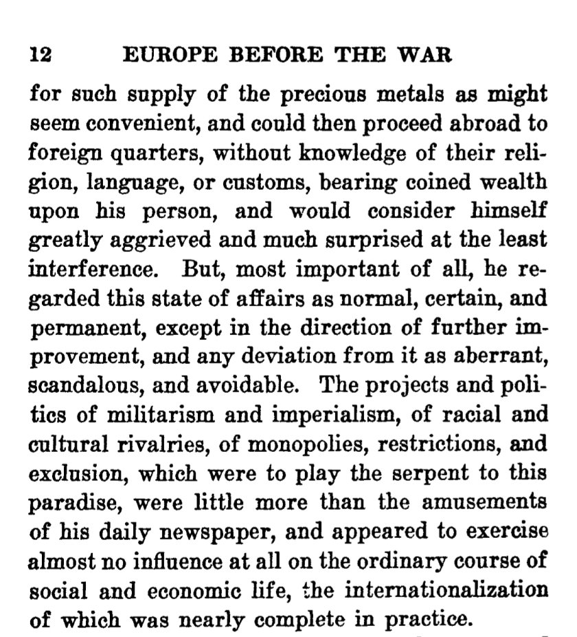 Birdyword's tweet image. Sometimes I worry that I'm going to spend the second half of my life explaining the period between the end of the Cold War and the global financial crisis to young people the way Keynes described international life before the beginning of the First World War