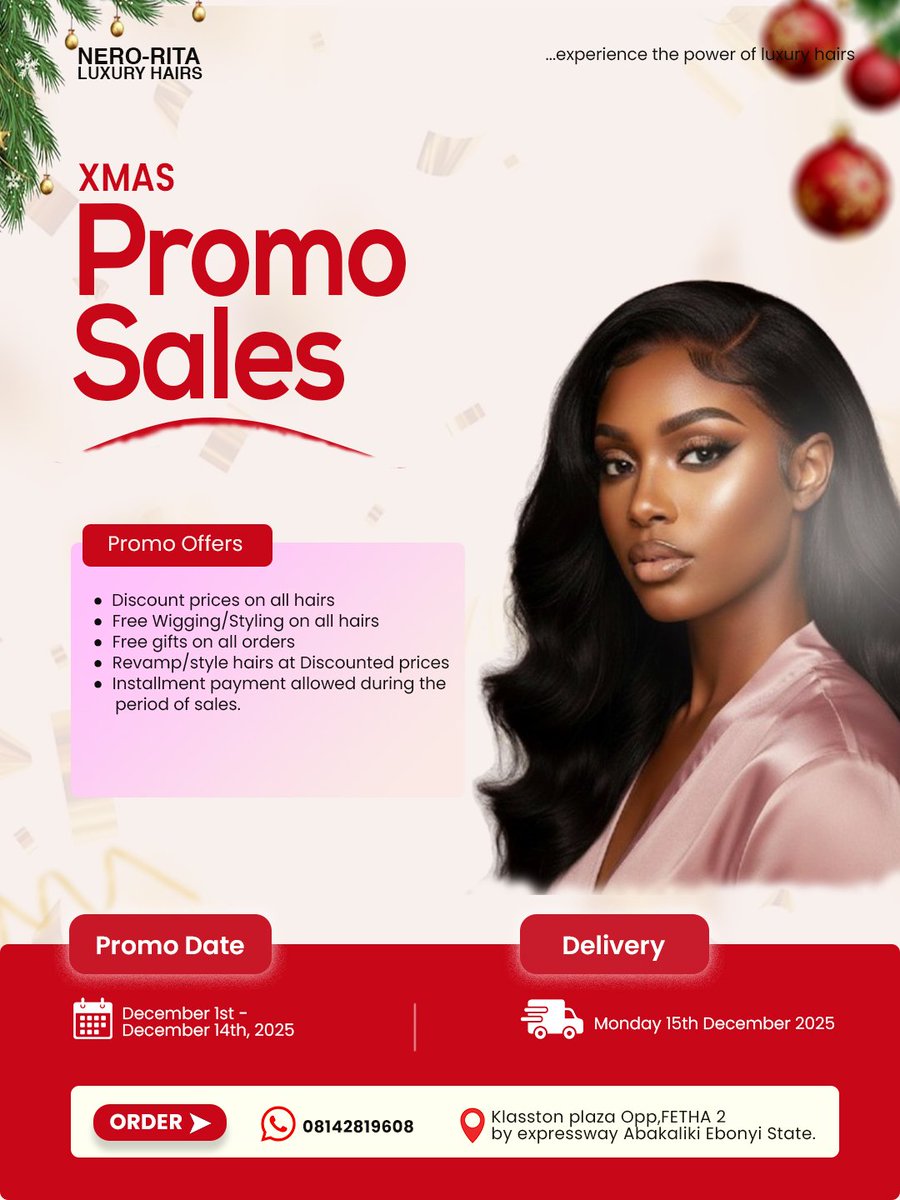 12 salon holiday promotion ideas that sparkle | The Check-In, image size:900x1200