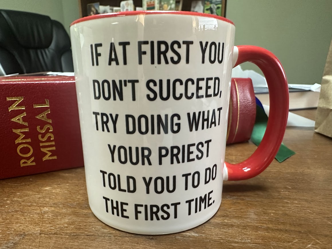 Got a new mug for spiritual direction appointments