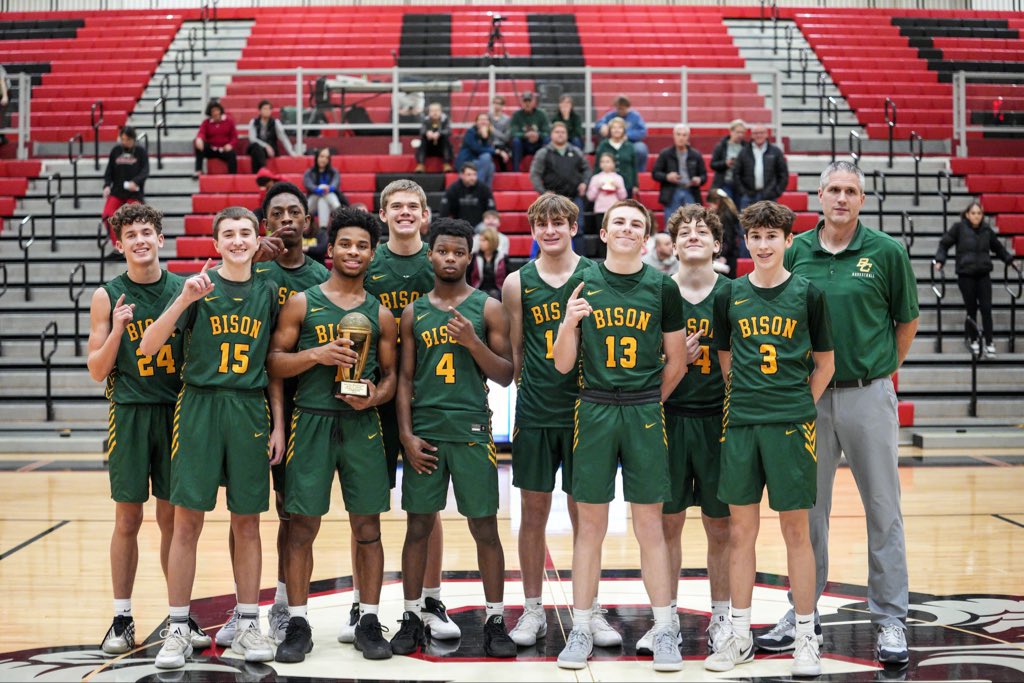 Congratulations the Boys Junior Varsity for winning the Sheridan Blackhawk Holiday Tournament today!  Well done boys!