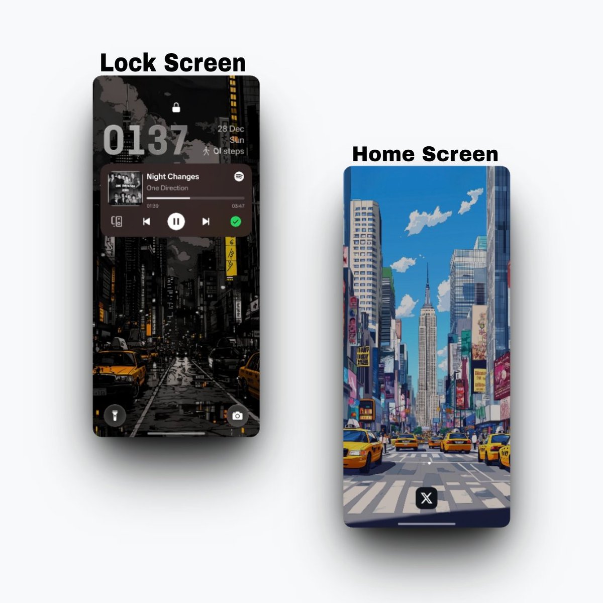 lockscreenarts's tweet image. New Wallpaper 4K ✨ 
Lock Screen &amp;amp; Home Screen