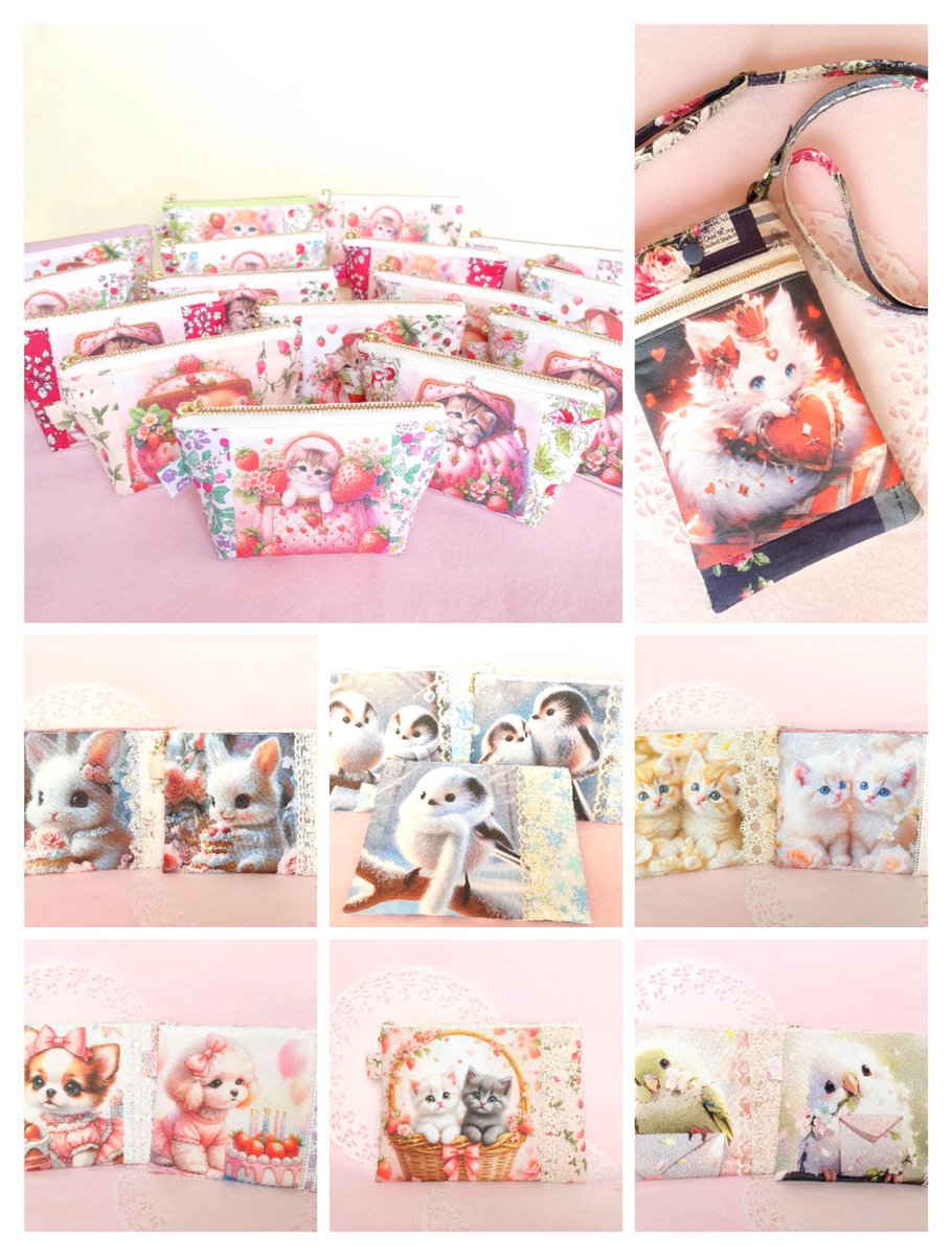 可愛いパネル生地　ハンドメイド 激レアねこパネル生地 ハンドメイド - メルカリ