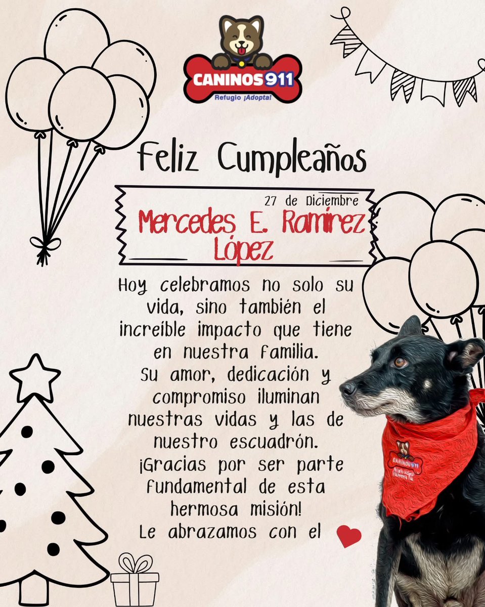 🎁🎊FELIZ CUMPLEAÑOS 🎊🎁
Madrina MERCEDES ELENA RAMÍREZ LÓPEZ celebramos no solo su vida, sino también el increible impacto que tienen en nuestra familia. Su amor, dedicación y compromiso iluminan nuestras vidas y las de nuestro escuadrón. ¡Gracias por ser parte fundamental de