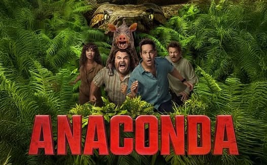 caeman13's tweet image. The new "Anaconda" movie was hilarious! Rebooting the cult classic as a meta comedy seems kinda random, but it totally works! 😂