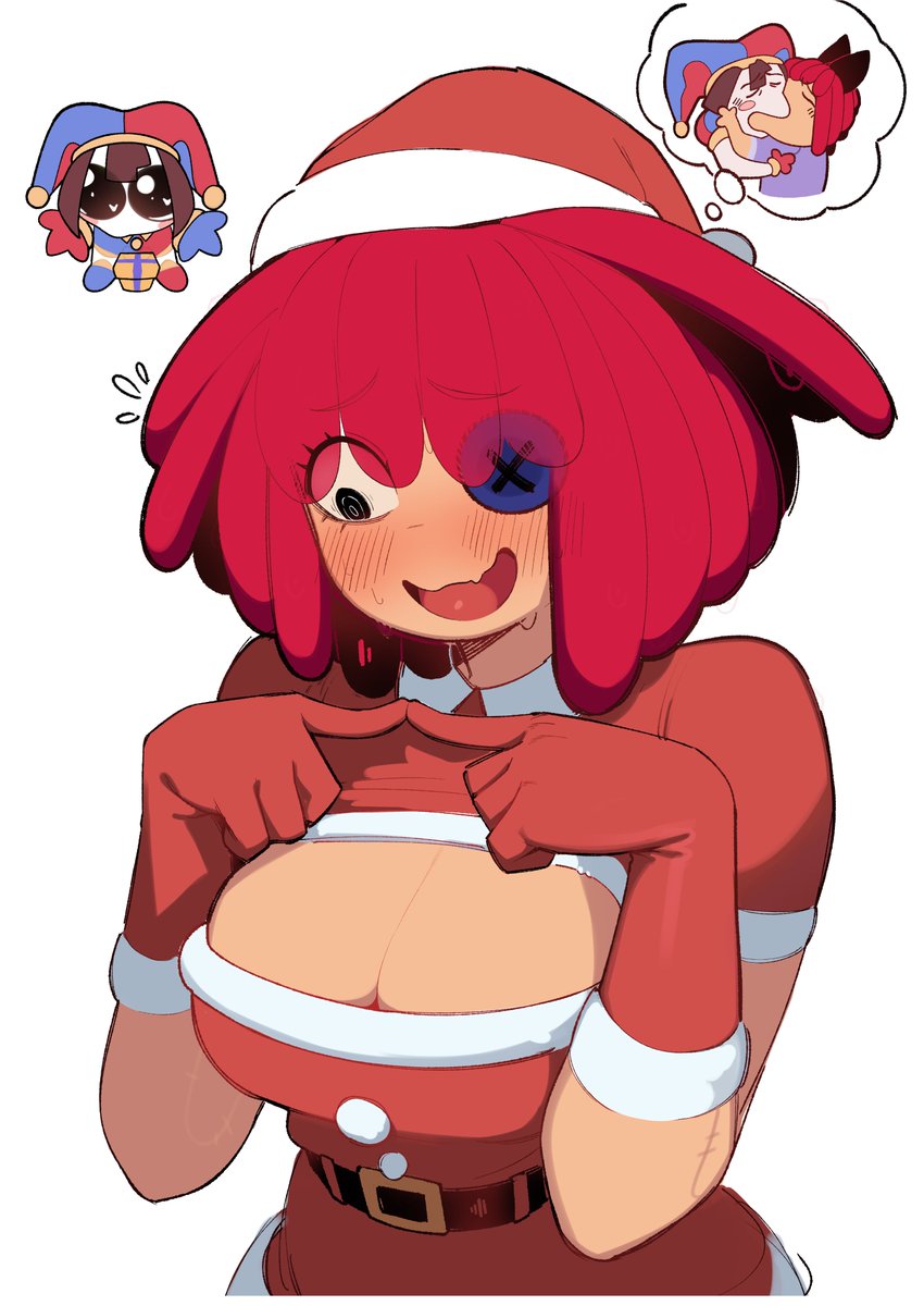 ryzz_ryzz_'s tweet image. Christmas SFW Ragatha