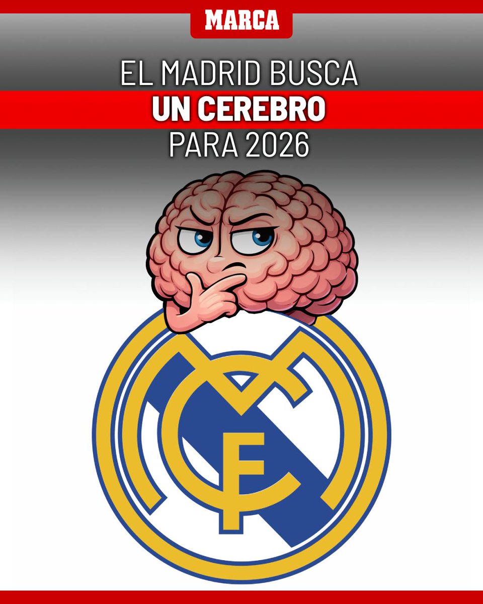 marca's tweet image. 🧠 El Madrid busca un cerebro para 2026