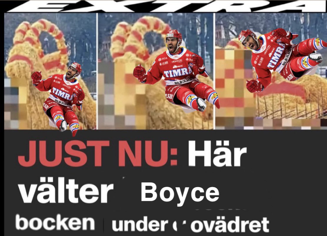 #spelaboyce #boyce #timraik #timrå #shl