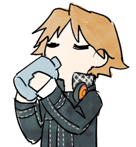 定期的に思い出す、PQで見た「両手で飲み物を飲む陽介」を。突然のことだったので写真を撮れずうろ覚えでしか無い。