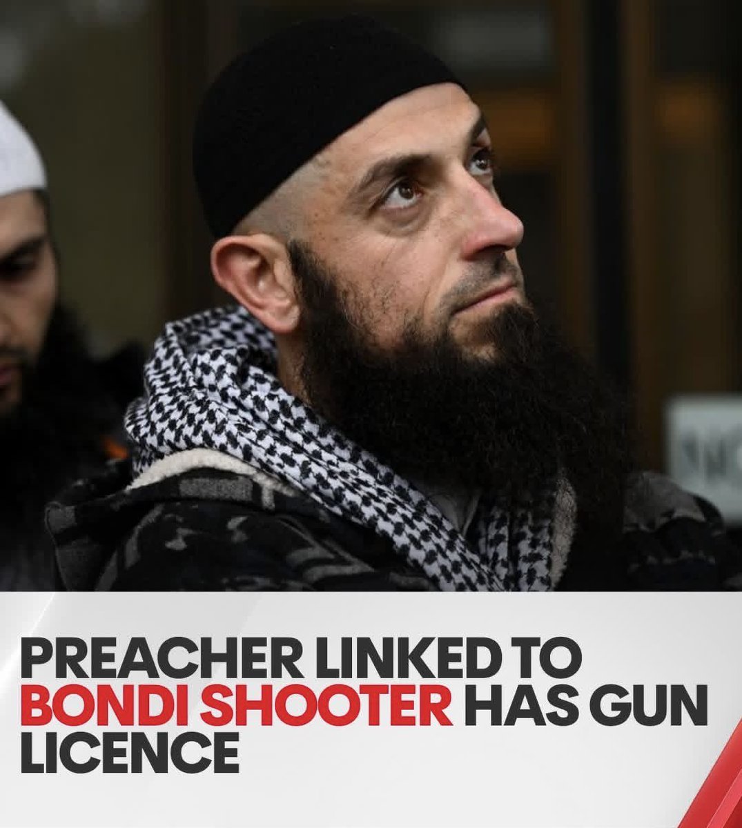 Oh my God. The ISIS preacher who radicalised the Bondi gunman has a current firearms licence in New South Wales. Wissam Haddad literally pledged allegiance to ISIS and they gave him a gun license