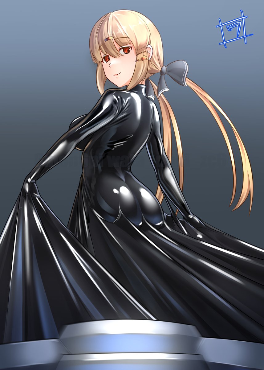 他の黒インナー勢よりもインナーの生地が厚そうな #タシュケント進水日 