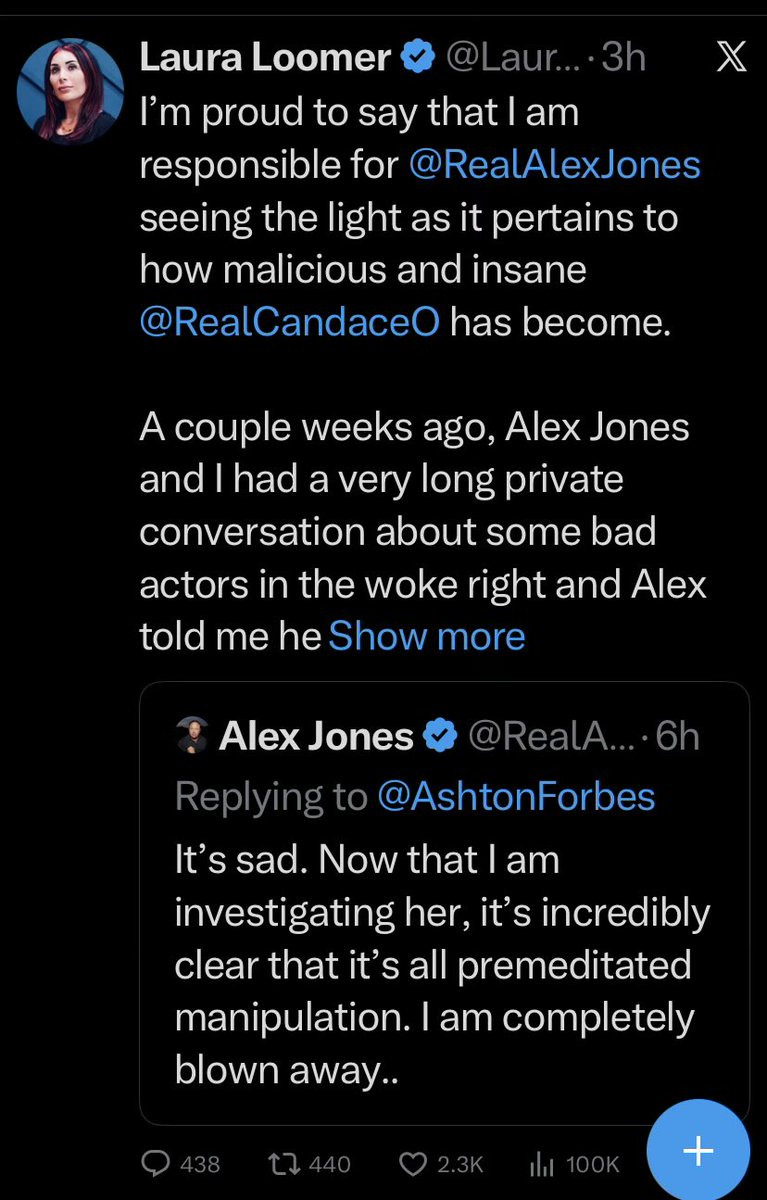 <a href="/RealAlexJones/">Alex Jones</a> What happened to you, Alex? Did THEY threaten you? Why did you hit the self-destruct button?