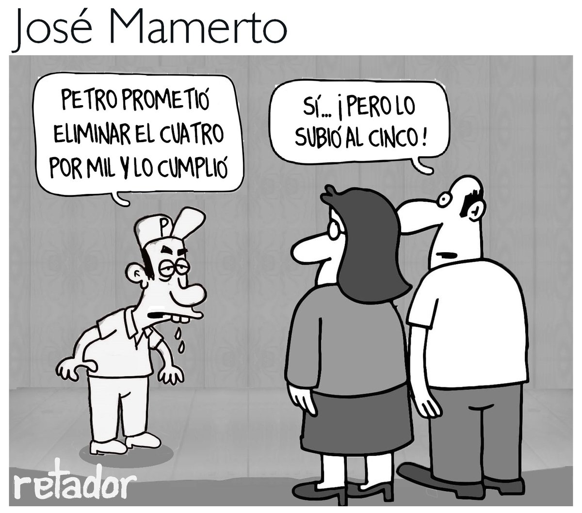 Todos conocemos algún José Mamerto... la oveja negra de la familia, el amigo del colegio o el compañero de trabajo; con quien no vale la pena discutir, porque a pesar de la abrumadora realidad, nunca dejarán de exculpar al pedante ignorante que hoy ocupa la casa de Nariño. No hay