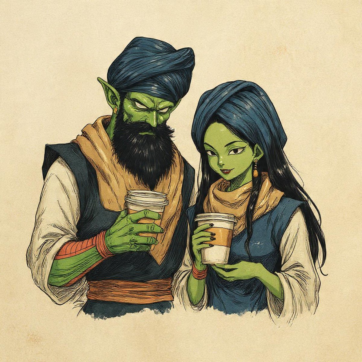 PunjabiPiccolo's tweet image. Decemebr 27 marks the day the Piccolos first met. We wish you a joyous Spanish Latte Day. Enjoy a Spanish latte today to properly celebrate the occasion ☕️