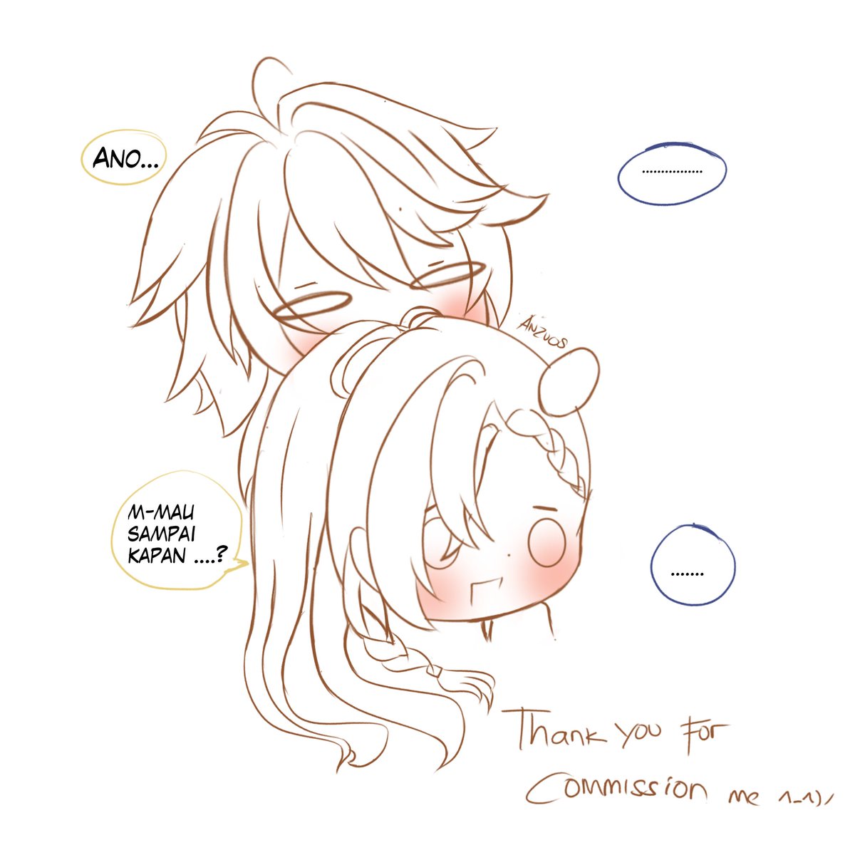 🍑 open commission tweet media