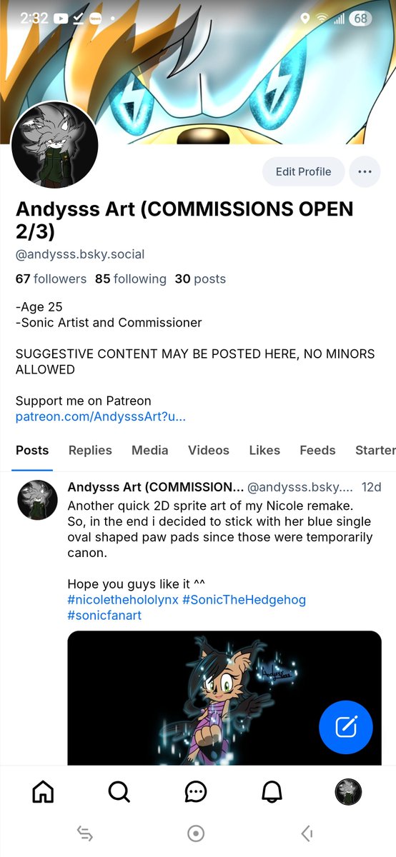 IMPORTANT ANNOUNCEMENT...
Since Twitter X is slowly becoming a lost cause due to this pointless new update, i'm strongly considering 100% moving to BlueSky...
If you haven't yet, follow me there
bsky.app/profile/andyss…