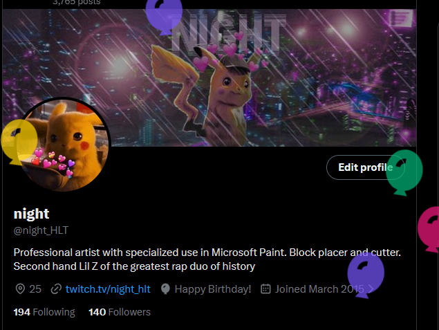 WOW! Obligatory birthday tweet