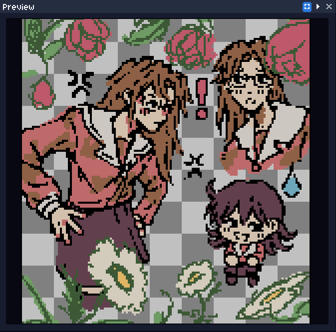 W.I.P ❗️❗️

[#azumangadaioh #pixelart #aseprite #KoyomiMizuhara #azudaioh ]