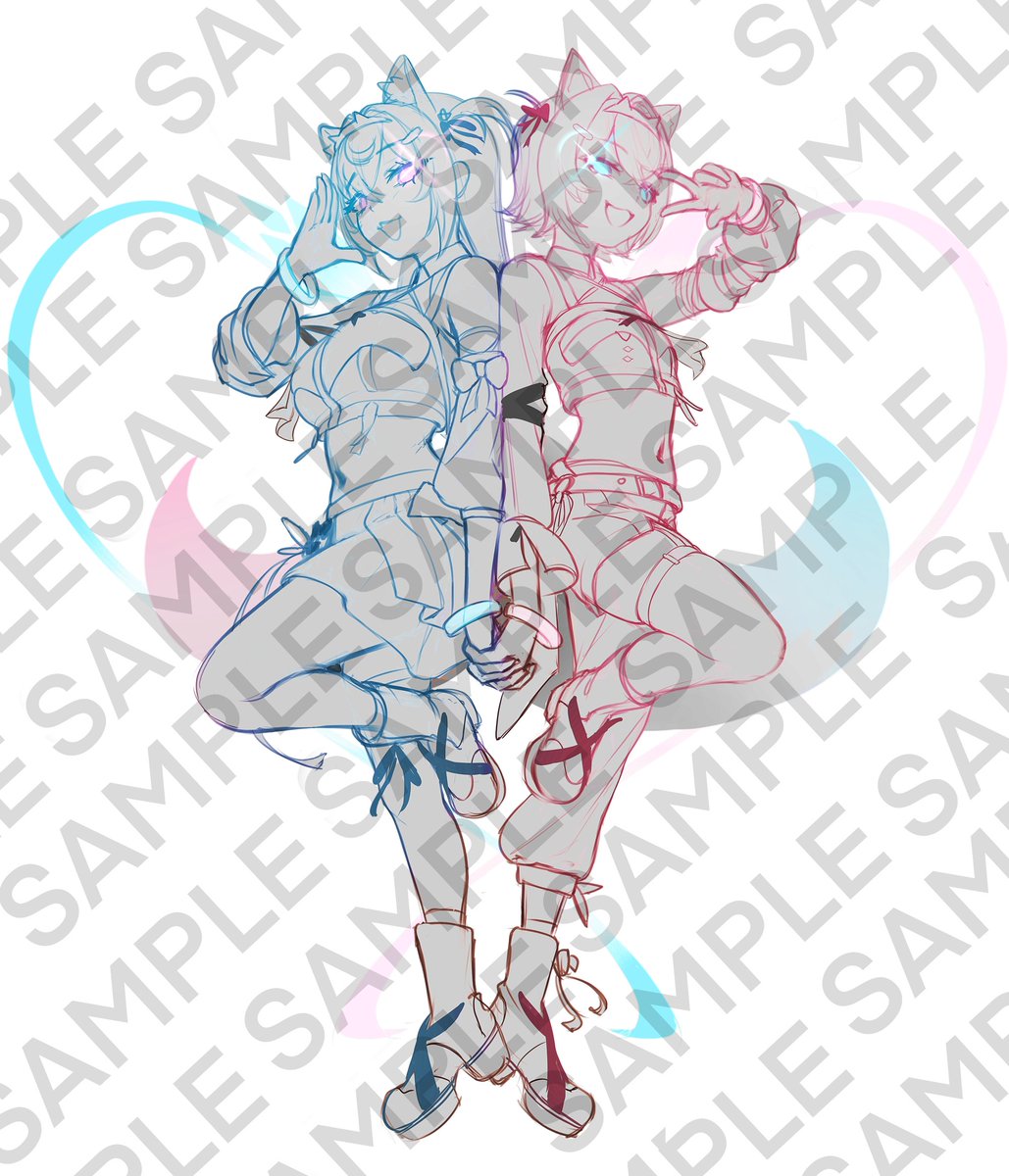 Mayuzuumi's tweet image. Hello Adventrix! Here's an update on the Advent happis with the sketches for Bijou and FUWAMOCO!  

Orders will be up soon!

#FUWAMOCO #FWMCpix 
#LIVEseki #bijouwled