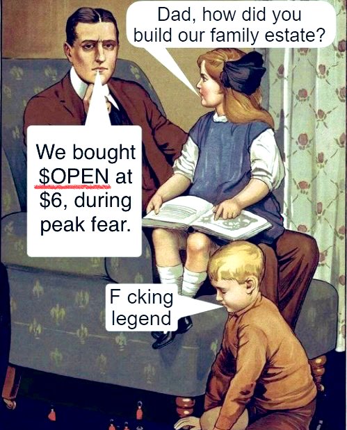 Scared money, doesn’t make money.
$OPEN 💰