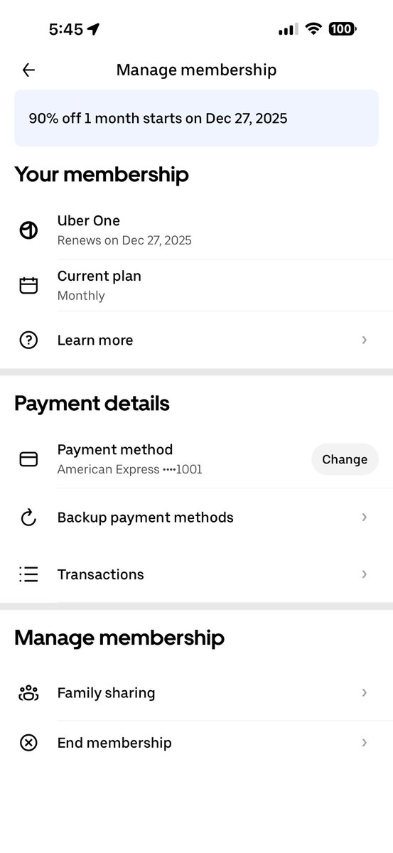 AdelMSuleiman's tweet photo. @Pricerrors I got 90% off 1 month 🤷🏽‍♂️ better than saving nothing https://t.co/rwhwsMeHb9